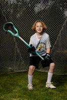 Athlete branding portrait for lacrosse player