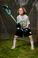 Lacrosse player editorial sportrait session