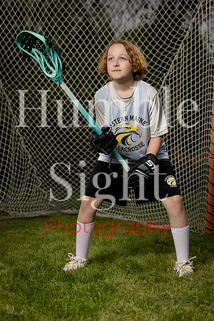 Lacrosse player editorial sportrait session