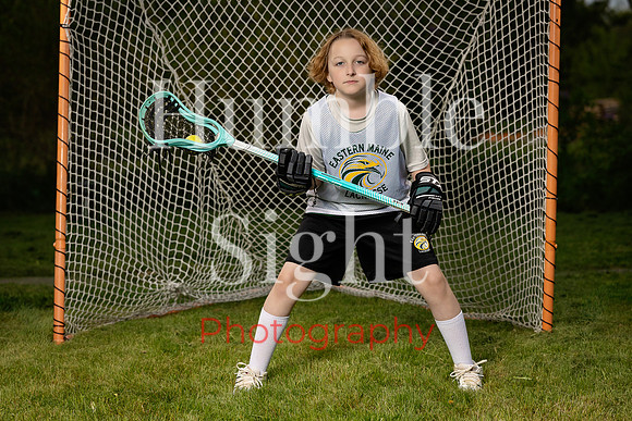 Eastern Maine lacrosse player sports photography