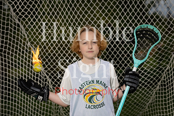 Maine athlete portrait photography with creative lighting