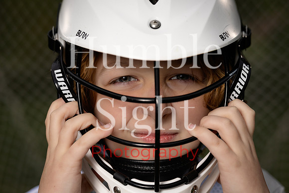 Athlete portrait with dramatic fire effects