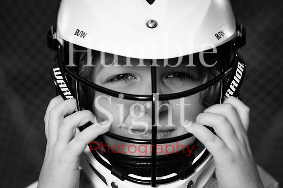 Lacrosse sportrait session for Eastern Maine athlete