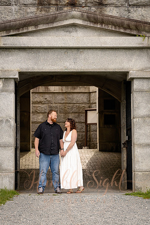 Fairytale engagement session in Maine