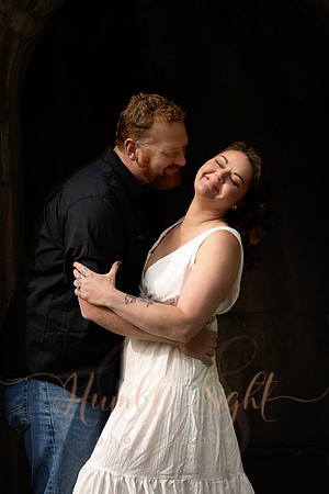 Editorial engagement photography at historic Maine fort