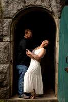 Dreamy romantic couples session in Prospect Maine