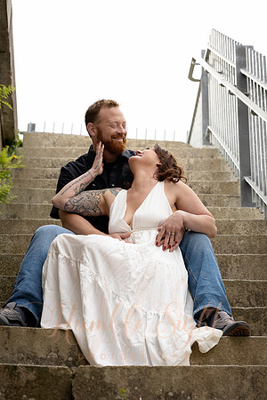 Moody couples portraits at Fort Knox in Prospect