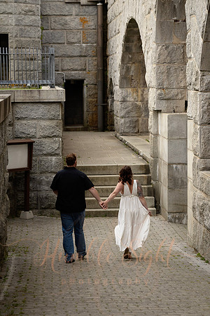 Moody couples portraits at Fort Knox in Prospect