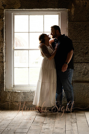Luxury engagement photography in unique Maine location