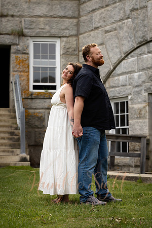 Fort Knox engagement session in Prospect Maine