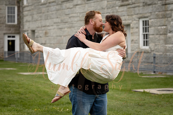 Dreamy romantic couples session in Prospect Maine