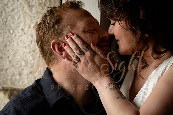 Castle inspired engagement photography in Maine