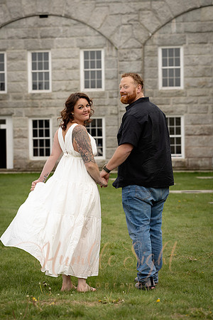 Fort Knox engagement session in Prospect Maine