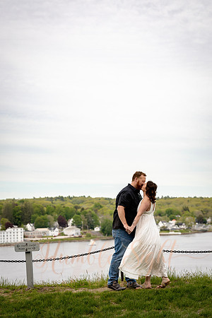 Fort Knox engagement session in Prospect Maine