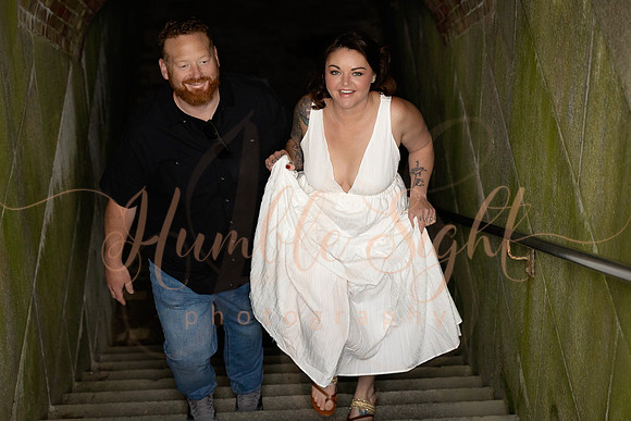 Luxury engagement photography in unique Maine location
