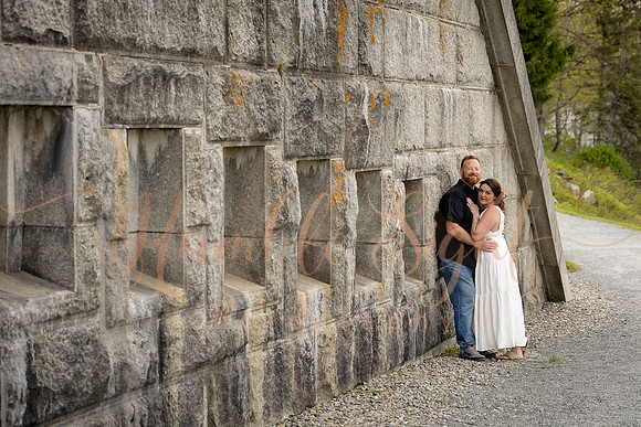 Fort Knox engagement session in Prospect Maine