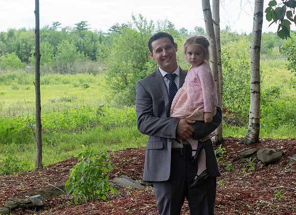 Racine wedding ceremony in Brewer Maine June 2017