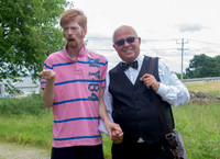 Blended family wedding ceremony in Brewer Maine