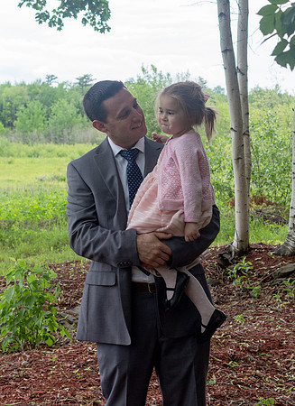 First wedding held on future church site in Maine