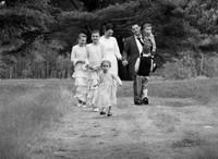 Central Maine wedding blending families