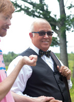 First wedding held on future church site in Maine
