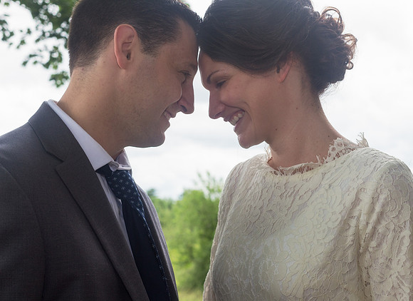 Central Maine wedding blending families