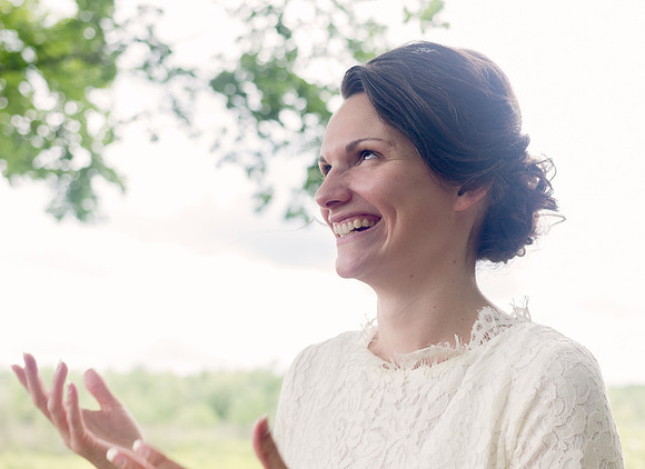 Church property wedding in Brewer Maine