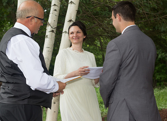 Faith centered wedding in Brewer Maine