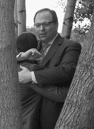 Outdoor ceremony on church land in Maine