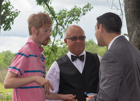 Racine wedding ceremony in Brewer Maine June 2017