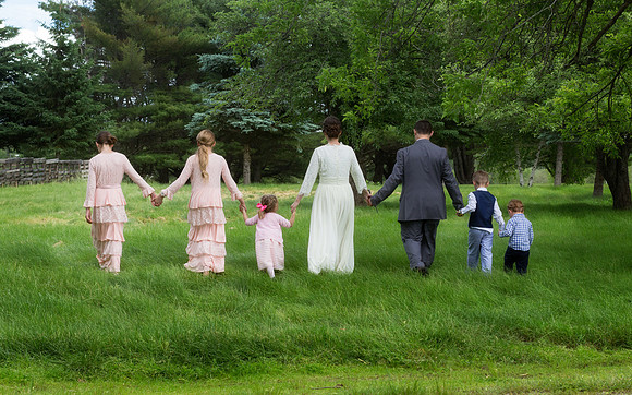 Blended family wedding ceremony in Brewer Maine