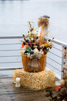 Intimate lake wedding at Maine family camp