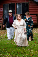 Intimate waterfront wedding in Enfield Maine