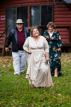 Intimate waterfront wedding in Enfield Maine