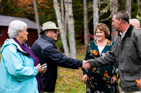 Small October wedding in Enfield Maine
