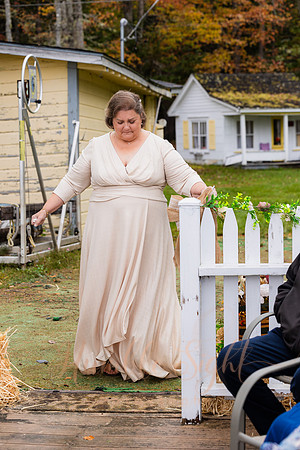 Intimate lake wedding at Maine family camp