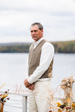 Small October wedding in Enfield Maine