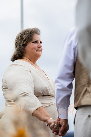Intimate waterfront wedding in Enfield Maine