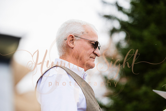 Maine dock wedding with family and friends