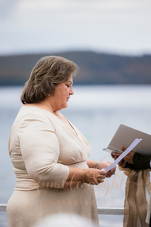 Small October wedding in Enfield Maine