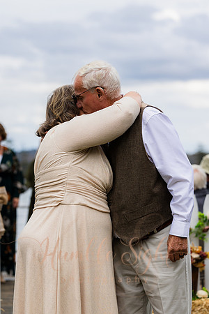 Small October wedding in Enfield Maine