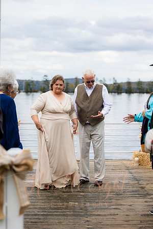 Small October wedding in Enfield Maine