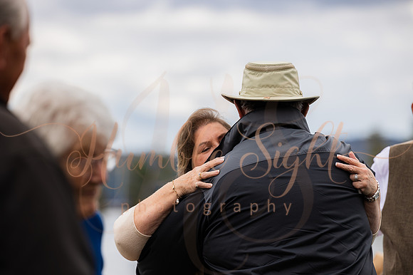 Small October wedding in Enfield Maine