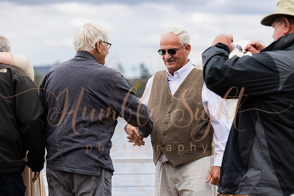 Intimate waterfront wedding in Enfield Maine