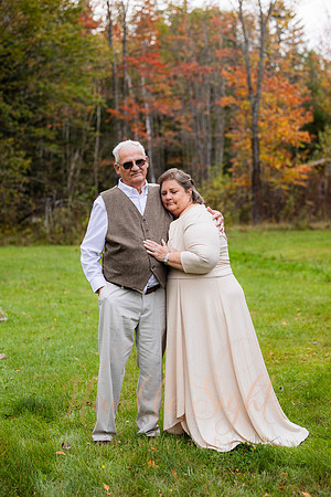 Dock wedding ceremony at Cold Stream Pond
