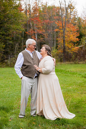 Rainbow over Cold Stream Pond wedding celebration