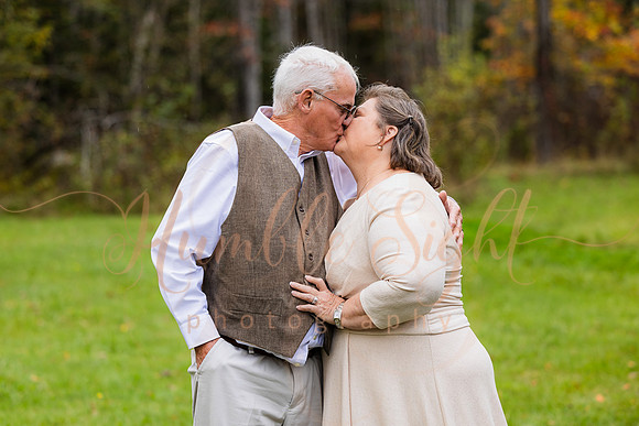 Intimate waterfront wedding in Enfield Maine
