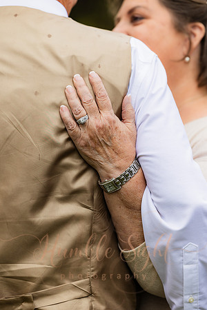Intimate lake wedding at Maine family camp