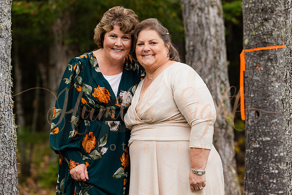 Small October wedding in Enfield Maine