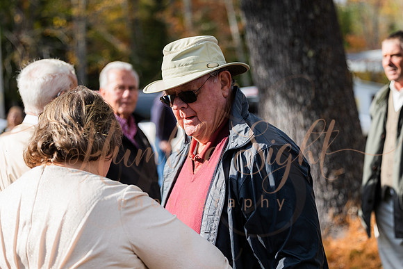 Intimate waterfront wedding in Enfield Maine